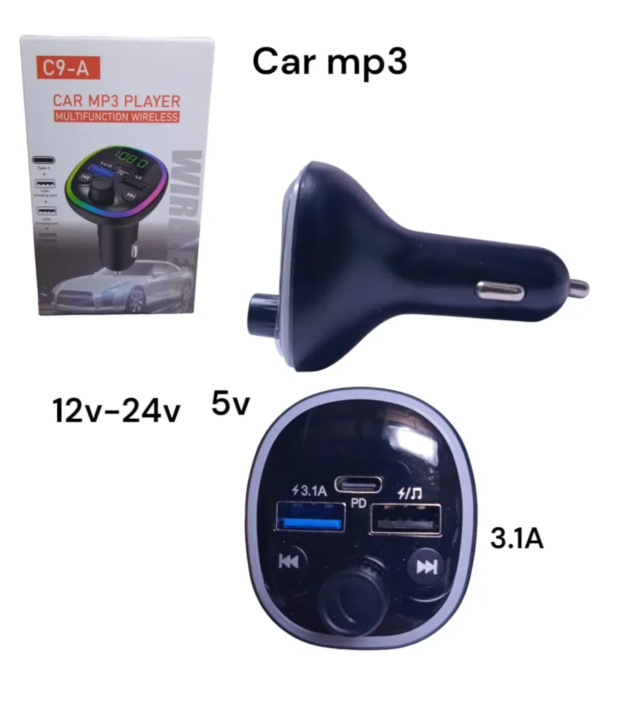 CABEZAL AUTO CAR MP3 PLAYER C9 A