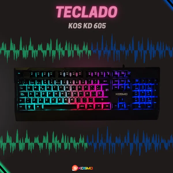 TECLADO GAMER KOSMO KOS KD605