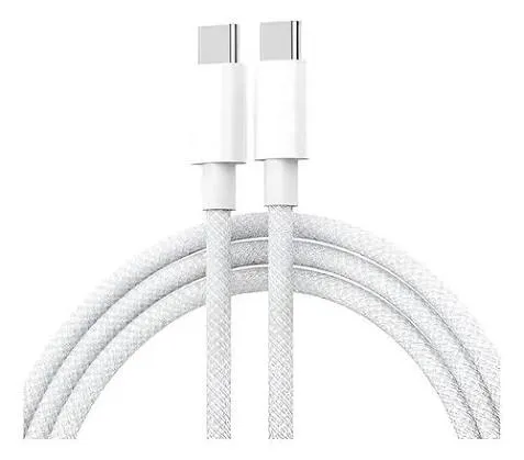 CABLE IPHONE C A C 60W MANZANITA TRENZADO CON EXTRACTOR DE SIM